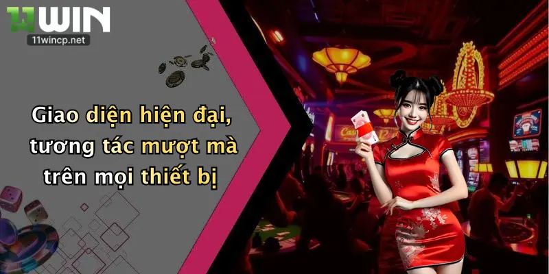 Giao diện hiện đại, tương tác mượt mà trên mọi thiết bị